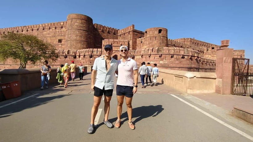 From Jaipur: Private Taj Mahal & Agra Day Trip with 5<em> Lunch – Taj Mahal with fast-track entry: how you get the most out of the 3-hour visit’ /><br />
The Taj Mahal is one of those places where the first sight can still knock you a little sideways. The real value here is not only the skip-the-line promise—it’s the way your visit is set up.</p>
<p><p>You’ll be met by a licensed local guide in Agra and taken through the marble complex with a story-first approach. The goal is to help you understand what you’re seeing: the layout, the architectural choices, and the meaning behind the details. Your time allocation is generous by day-trip standards: <strong>about 3 hours at the Taj Mahal</strong>.</p>
</p>
<p><p>Fast-track matters because the Taj area can be chaotic. When you arrive with your entry handled, you lose less time to bottlenecks and crowd flow. That’s the difference between getting a quick look and actually having breathing room for photos and viewpoints.</p>
</p>
<p><p>Photos are also a big deal on this tour. Multiple guides are praised for being good at finding angles and timing—people mention guides taking images from different points and helping guide through the crowd in a way that feels organized rather than reactive. Some guides even coordinate with the on-site photographers so you spend more time seeing and less time negotiating in the moment.</p>
</p>
<p><p>If you’re a sunrise person, note this: some schedules are run to capture early light. Even when you don’t do sunrise, it helps to know that the tour’s structure is designed to manage prime viewing windows instead of letting you drift.</p>
</p>
<h3 id="taj-mahal-practical-heads-up">Taj Mahal practical heads-up</h3>
<ul>
<li>The Taj Mahal is <strong>closed every Friday</strong>, so you’ll need another day if that’s your travel date.</li>
<li>Bring a <strong>passport or ID card</strong> and <strong>sunglasses</strong>. You’ll also have <strong>umbrellas</strong> and <strong>water</strong> included.</li>
<li>Drones are not allowed, and alcohol and drugs are not allowed.</li>
</ul>
<h2 id="doubletree-by-hilton-agra-lunch-why-the-5-star-option-is-worth-considering">DoubleTree by Hilton Agra lunch: why the 5-star option is worth considering</h2>
<p> Lunch – DoubleTree by Hilton Agra lunch: why the 5-star option is worth considering’ /><br />
Lunch is optional—but if you’re choosing this day trip as a convenience-first experience, the lunch option is usually the smartest add-on. The itinerary includes <strong>45 minutes at DoubleTree by Hilton Hotel Agra</strong> when you select lunch.</p>
<p><p>Why this matters: day trips often turn into a choose-your-own-adventure lunch, where you’re spending your precious monument time walking, waiting, and trying to find something reliable. A booked, nearby 5-star buffet is simply less friction. You get an organized break, and you’re back on track for the fort and Baby Taj.</p>
</p>
<p><p>Also, this lunch stop can help reset your energy after the Taj Mahal crowds. One of the most common reasons people praise this tour is that the day stays paced—Taj time, then food, then the next site—rather than turning into a long, stop-start scramble.</p>
</p>
<p><p>Two small things to watch:</p>
</p>
<ul>
<li>Drinks are <strong>not included</strong>, so plan for water/soft drinks purchase if you want something specific.</li>
<li>The lunch break is short on purpose (45 minutes), so come hungry and ready to eat efficiently.</li>
</ul>
<h2 id="agra-fort-and-baby-taj-the-calmer-more-layered-side-of-agra">Agra Fort and Baby Taj: the calmer, more layered side of Agra</h2>
<p> Lunch – Agra Fort and Baby Taj: the calmer, more layered side of Agra’ /><br />
After the Taj, the day shifts to two Agra sites that many visitors rush or miss entirely.</p>
<div style="margin: 20px 0; padding: 15px 0;"><p>You can also read our reviews of more tours and experiences in Jaipur</p><ul style="margin: 10px 0; padding: 0; list-style: none;"><li style="margin: 0 0 10px 0; padding: 0 0 10px 0; border-bottom: 1px solid #eee; display: flex; align-items: flex-start; gap: 12px; line-height: 1.4;"><a href="https://jaipurtourismguide.com/from-jaipur-private-taj-mahal-agra-day-trip-with-5-lunch/" aria-hidden="true" tabindex="-1"><img decoding="async" style="width: 80px; height: 60px; object-fit: cover; border-radius: 4px; flex-shrink: 0;" src="https://2.jaipurtourismguide.com/wp-content/uploads/from-jaipur-private-taj-mahal-agra-day-trip-with-5-lunch-150x150.jpg" alt="" loading="lazy"></a><div><a href="https://jaipurtourismguide.com/from-jaipur-private-taj-mahal-agra-day-trip-with-5-lunch/">From Jaipur: Private Taj Mahal & Agra Day Trip with 5* Lunch</a><br><span style="font-size: 0.82em; color: #555; margin-top: 2px;"><span style="color: #f5a623;">★</span> 4.9 · 161 reviews</span></div></li><li style="margin: 0 0 10px 0; padding: 0 0 10px 0; border-bottom: 1px solid #eee; display: flex; align-items: flex-start; gap: 12px; line-height: 1.4;"><a href="https://jaipurtourismguide.com/pushkar-day-trip-from-jaipur-private-car-safari-guide-lunch/" aria-hidden="true" tabindex="-1"><img decoding="async" style="width: 80px; height: 60px; object-fit: cover; border-radius: 4px; flex-shrink: 0;" src="https://2.jaipurtourismguide.com/wp-content/uploads/pushkar-day-trip-from-jaipur-private-car-safari-guide-lunch-150x150.jpg" alt="" loading="lazy"></a><div><a href="https://jaipurtourismguide.com/pushkar-day-trip-from-jaipur-private-car-safari-guide-lunch/">Pushkar Day Trip from Jaipur – Private Car, Safari, Guide & Lunch</a><br><span style="font-size: 0.82em; color: #555; margin-top: 2px;"><span style="color: #f5a623;">★</span> 4.5 · 45 reviews</span></div></li><li style="margin: 0 0 10px 0; padding: 0 0 10px 0; border-bottom: 1px solid #eee; display: flex; align-items: flex-start; gap: 12px; line-height: 1.4;"><a href="https://jaipurtourismguide.com/block-printing-workshop-in-jaipur-including-lunch/" aria-hidden="true" tabindex="-1"><img decoding="async" style="width: 80px; height: 60px; object-fit: cover; border-radius: 4px; flex-shrink: 0;" src="https://2.jaipurtourismguide.com/wp-content/uploads/block-printing-workshop-in-jaipur-including-lunch-150x150.jpg" alt="" loading="lazy"></a><div><a href="https://jaipurtourismguide.com/block-printing-workshop-in-jaipur-including-lunch/">Block Printing Workshop in Jaipur! (including lunch)</a><br><span style="font-size: 0.82em; color: #555; margin-top: 2px;"><span style="color: #f5a623;">★</span> 5.0 · 34 reviews</span></div></li><li style="margin: 0 0 10px 0; padding: 0 0 10px 0; border-bottom: 1px solid #eee; display: flex; align-items: flex-start; gap: 12px; line-height: 1.4;"><a href="https://jaipurtourismguide.com/all-inclusive-private-jaipur-city-tour-with-5-star-lunch-guide/" aria-hidden="true" tabindex="-1"><img decoding="async" style="width: 80px; height: 60px; object-fit: cover; border-radius: 4px; flex-shrink: 0;" src="https://2.jaipurtourismguide.com/wp-content/uploads/all-inclusive-private-jaipur-city-tour-with-5-star-lunch-guide-150x150.jpg" alt="" loading="lazy"></a><div><a href="https://jaipurtourismguide.com/all-inclusive-private-jaipur-city-tour-with-5-star-lunch-guide/">All Inclusive Private Jaipur City Tour with 5-star Lunch & Guide</a><br><span style="font-size: 0.82em; color: #555; margin-top: 2px;"><span style="color: #f5a623;">★</span> 5.0 · 34 reviews</span></div></li><li style="margin: 0 0 10px 0; padding: 0 0 10px 0; border-bottom: 1px solid #eee; display: flex; align-items: flex-start; gap: 12px; line-height: 1.4;"><a href="https://jaipurtourismguide.com/jaipur-full-day-sightseeing-tour-with-guide-and-lunch/" aria-hidden="true" tabindex="-1"><img decoding="async" style="width: 80px; height: 60px; object-fit: cover; border-radius: 4px; flex-shrink: 0;" src="https://2.jaipurtourismguide.com/wp-content/uploads/jaipur-full-day-sightseeing-tour-with-guide-and-lunch-150x150.jpg" alt="" loading="lazy"></a><div><a href="https://jaipurtourismguide.com/jaipur-full-day-sightseeing-tour-with-guide-and-lunch/">Jaipur: Full-Day Sightseeing Tour with Guide and Lunch</a><br><span style="font-size: 0.82em; color: #555; margin-top: 2px;"><span style="color: #f5a623;">★</span> 4.9 · 25 reviews</span></div></li><li style="margin: 0; padding: 0; border-bottom: none; display: flex; align-items: flex-start; gap: 12px; line-height: 1.4;"><a href="https://jaipurtourismguide.com/full-day-sightseeing-jaipur-tour-by-car-with-guide-include-lunch/" aria-hidden="true" tabindex="-1"><img decoding="async" style="width: 80px; height: 60px; object-fit: cover; border-radius: 4px; flex-shrink: 0;" src="https://2.jaipurtourismguide.com/wp-content/uploads/full-day-sightseeing-jaipur-tour-by-car-with-guide-include-lunch-150x150.jpg" alt="" loading="lazy"></a><div><a href="https://jaipurtourismguide.com/full-day-sightseeing-jaipur-tour-by-car-with-guide-include-lunch/">Full Day Sightseeing Jaipur Tour by Car With Guide Include Lunch</a><br><span style="font-size: 0.82em; color: #555; margin-top: 2px;"><span style="color: #f5a623;">★</span> 5.0 · 24 reviews</span></div></li></ul></div><h3 id="agra-fort-mughal-power-in-stone">Agra Fort: Mughal power in stone</h3>
<p>Agra Fort is where you see a different side of Mughal ambition—military might, administrative control, and strategic design. Your guided visit is <strong>about 1 hour</strong>, which is a solid chunk for a fort experience without turning it into a museum crawl.</p>
<p><p>This stop also tends to be easier to enjoy than the Taj, because you don’t feel as locked into one single photo viewpoint. Instead, the guide’s job is to keep you moving through the key areas while explaining what each section suggests about the fort’s past.</p>
</p>
<p><p>If you like views, you’ll appreciate the angles from higher points. The fort can feel dramatic even on a day that’s hot and crowded, because the stonework gives you shade pockets and visual variation.</p>
</p>
<h3 id="baby-taj-the-quieter-contrast">Baby Taj: the quieter contrast</h3>
<p>Your tour includes <strong>Baby Taj</strong> for <strong>about 30 minutes</strong> with a guide. This is one of the best time-to-satisfaction stops on the plan because it’s often quieter and easier to photograph without feeling like you’re competing for space.</p>
<p><p>The benefit of having a guide here is that you don’t just look at a smaller tomb—you understand how it fits into the broader complex and why it matters. People in the feedback repeatedly mention Baby Taj as a highlight, especially when they want something more relaxed after the larger Taj Mahal visit.</p>
</p>
<h2 id="your-guide-and-driver-are-the-real-product-here">Your guide and driver are the real product here</h2>
<p><img width="689" height="650" decoding="async" src=