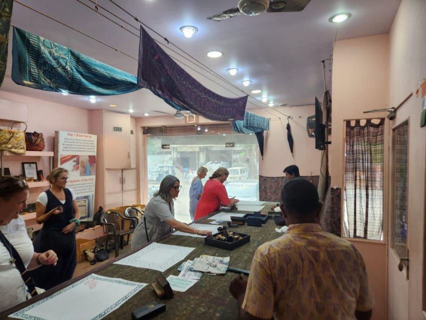 Jaipur: Block Printing Workshop In the Heart of City Center - The Optional Jewelry Stop: Decide Before You’re There