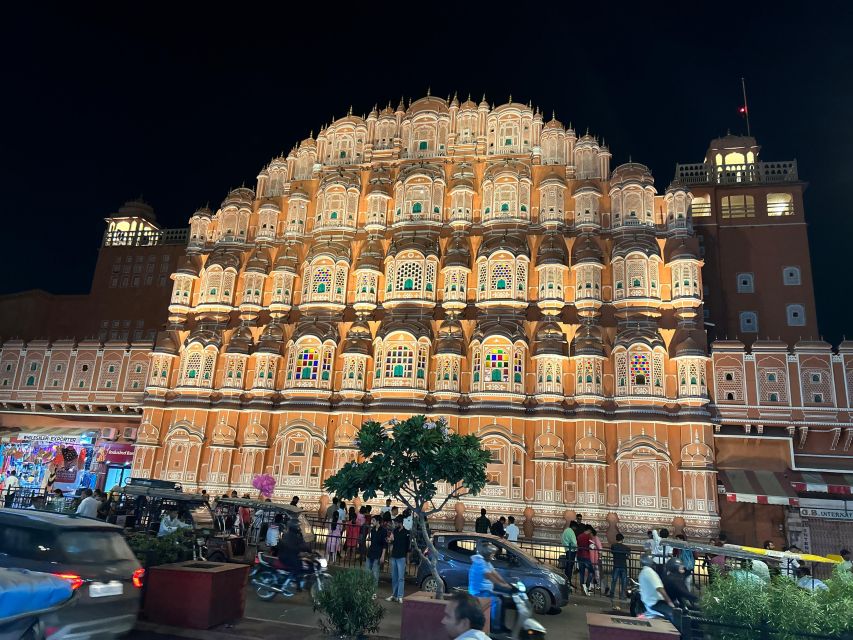 Jaipur: Guided Night Tour With Optional Food Tasting - Night Jaipur in 3 Hours: what this route feels like