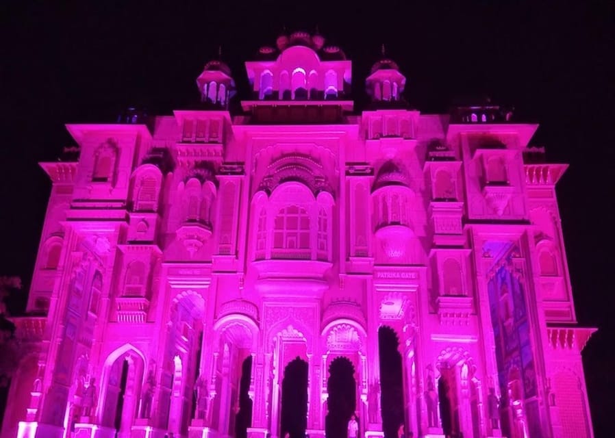 Jaipur: Night Tour of Amer & pink city by an open air jeep - The open-air jeep ride: fun, fast, and good for photos