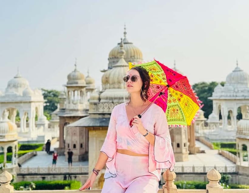 Jaipur: Private Tour for Instagram and Photography Lovers - Patrika Gate at the start: color, pattern, and fast compositions
