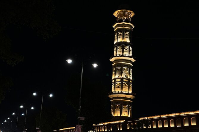 Magical Jaipur Night Tour Including Patrika Gate - Albert Hall Museum from outside: the “under-the-stars” look