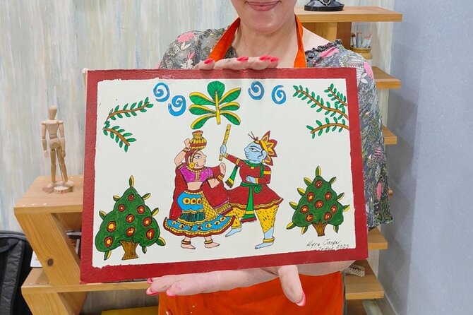 Make my own Rajasthani Phad Painting - What the 3-hour Phad class actually feels like