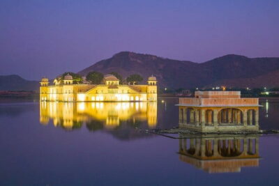 Private Jaipur Sunset Tour – Nahargarh Fort & Night Views - Jal Mahal in the evening: reflections, pink sandstone, and the lake setting
